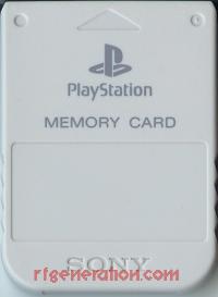 PSone Memory Card Light Gray Hardware Shot 200px
