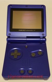 Nintendo Game Boy Advance SP Cobalt Blue Hardware Shot 200px