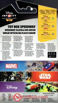 Disney Infinity 3.0: Toy Box Speedway: Toy Box Expansion Game  Box Back 200px