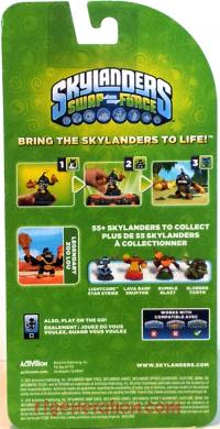 Skylanders Swap Force: Legendary Zoo Lou  Box Back 200px
