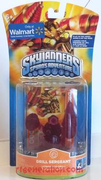 Skylanders Spyro's Adventure: Drill Sergeant Clear Red Box Front 200px