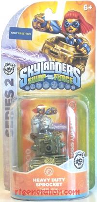 Skylanders Swap Force: Heavy Duty Sprocket Silver / Metallic Green - Best Buy Exclusive Box Front 200px