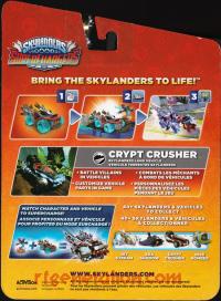 Skylanders SuperChargers Vehicle: Crypt Crusher  Box Back 200px