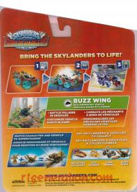 Skylanders SuperChargers Vehicle: Buzz Wing  Box Back 200px